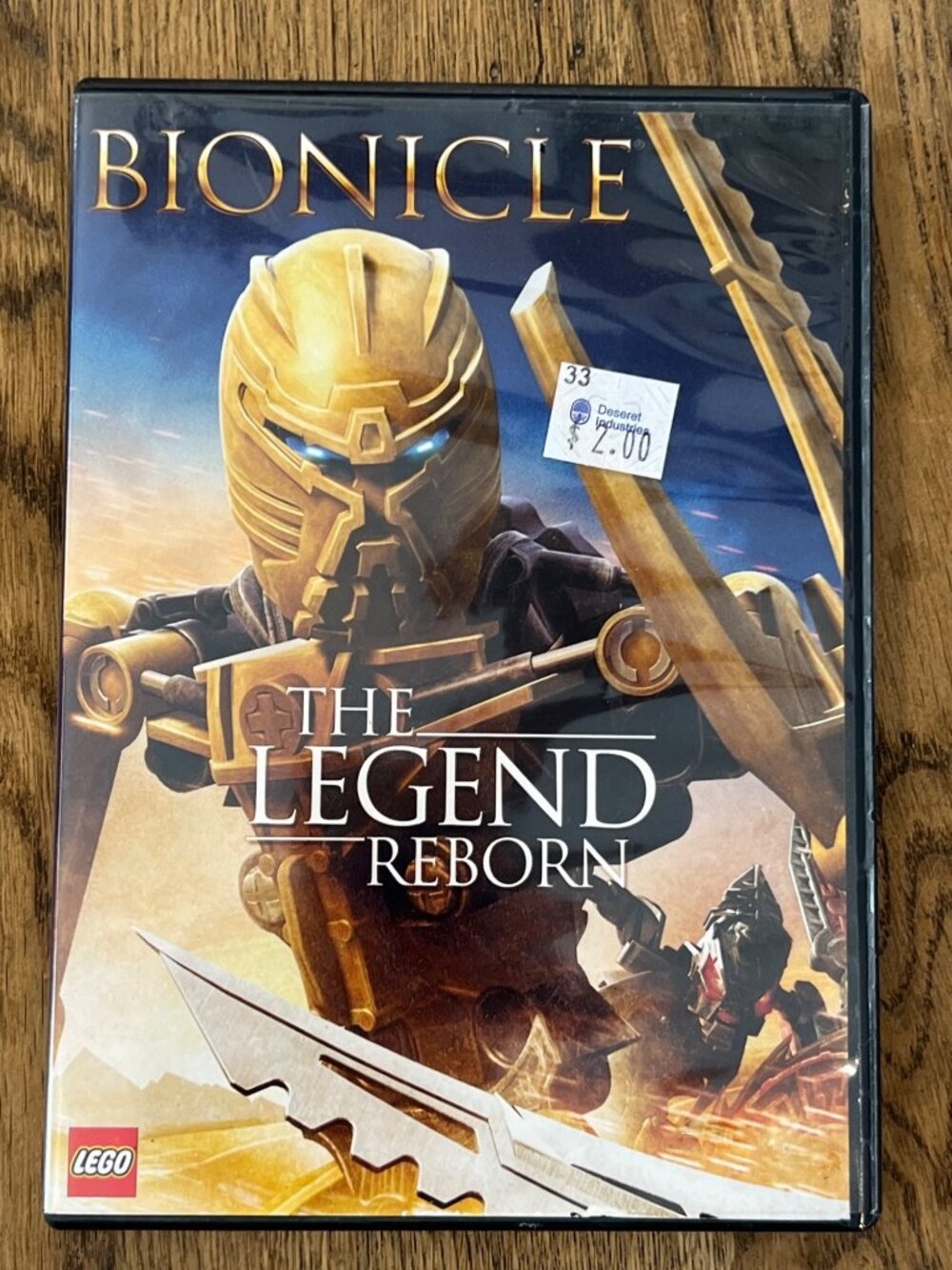 Bionicle The Legend Reborn 2009 Movie DVD Action LEGO Adventure Pre-Owned